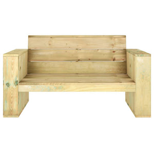 vidaXL Garden Bench 139 cm Impregnated Pinewood
