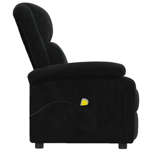 Massagesessel Schwarz Samt
