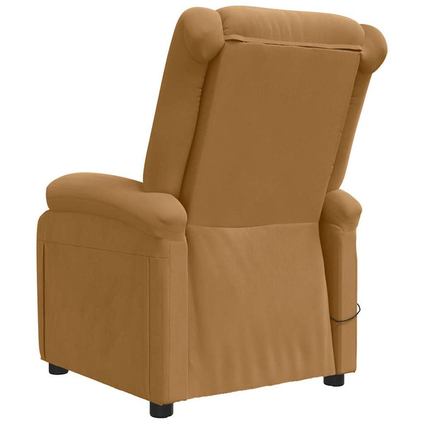Massagesessel Braun Samt Relaxsessel