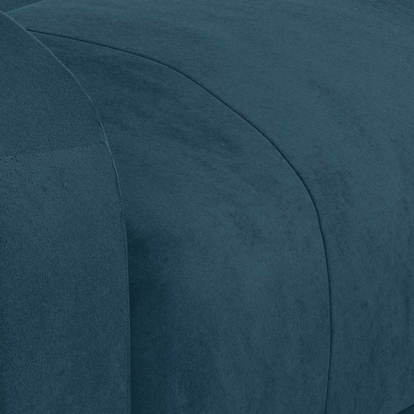 Massagesessel Blau Samt Relaxsessel