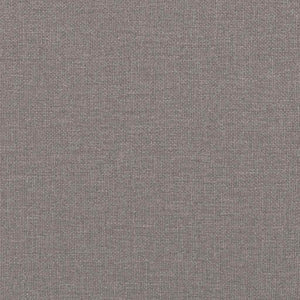 Massagesessel Taupe Stoff Ohrensessel