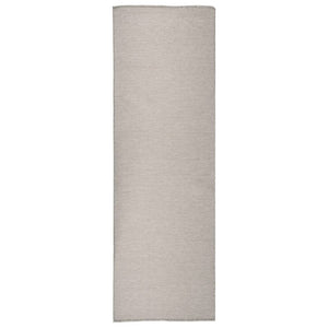 vidaXL Outdoor Rug Flat Woven 80x250 cm Light Grey