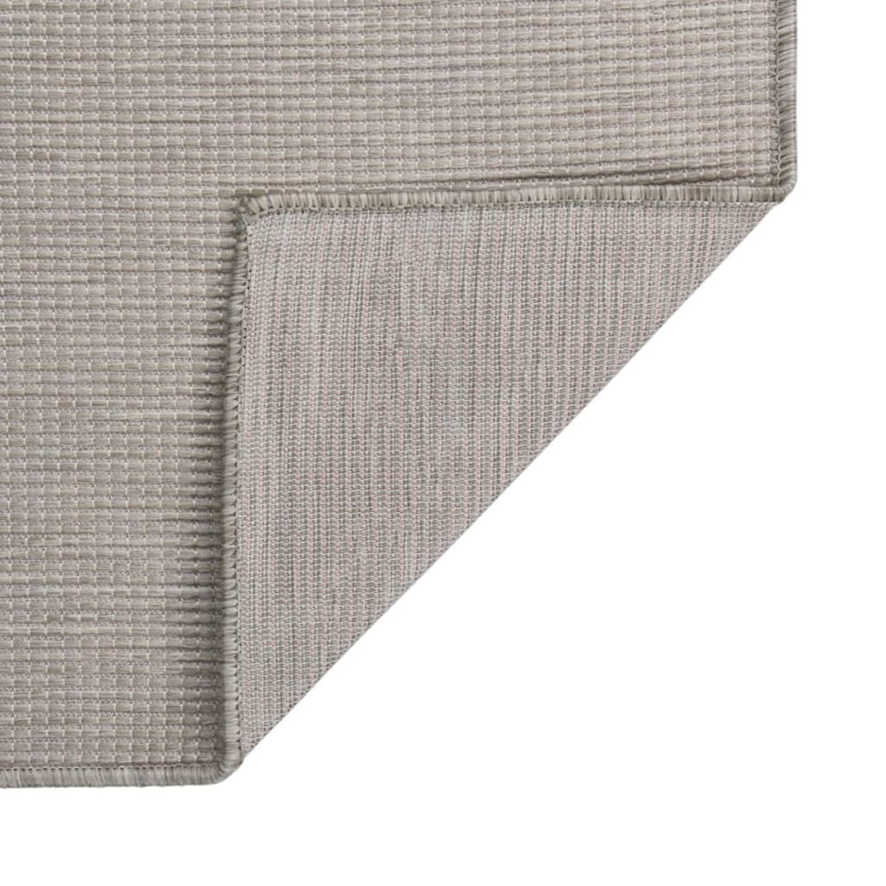 vidaXL Outdoor Rug Flat Woven 80x250 cm Light Grey