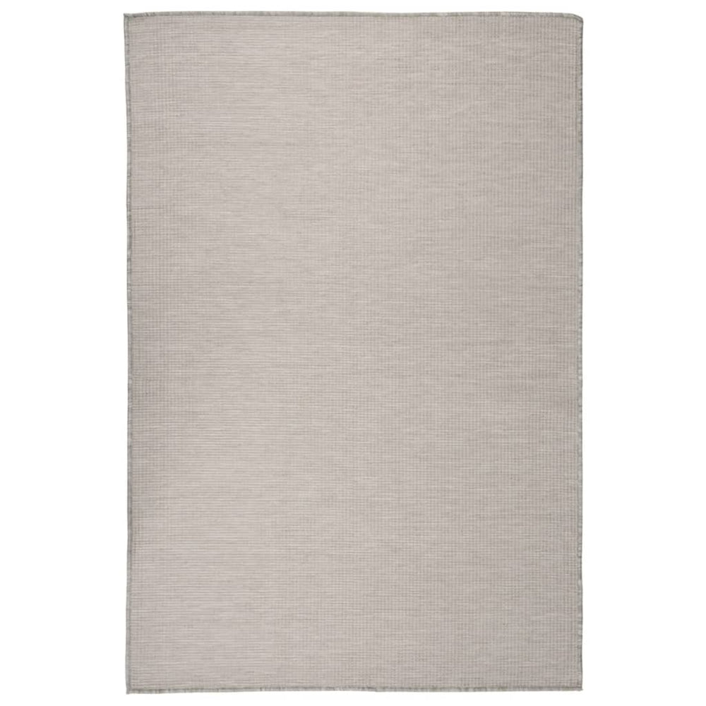 vidaXL Outdoor Rug Flat Woven 120x170 cm Light Grey