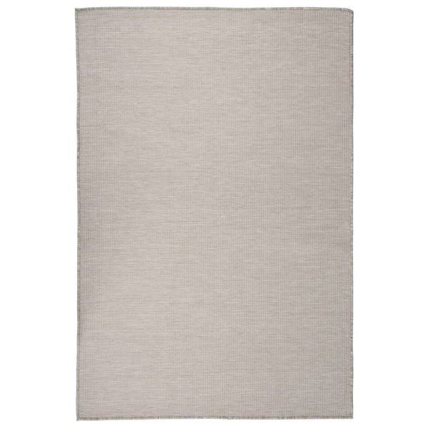 vidaXL Outdoor Rug Flat Woven 120x170 cm Light Grey