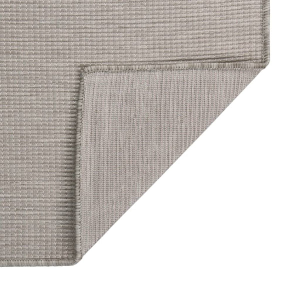 vidaXL Outdoor Rug Flat Woven 120x170 cm Light Grey