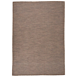 vidaXL Outdoor Flat-Woven Rug 160x230 cm Brown
