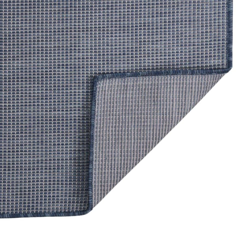 vidaXL Outdoor Rug Flat Woven 80x250 cm Blue