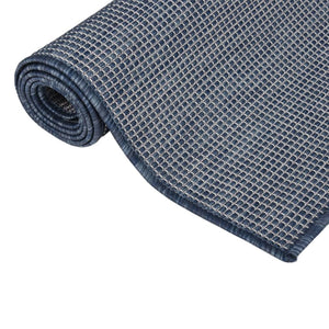 Blauer Outdoor Teppich 160x230 cm