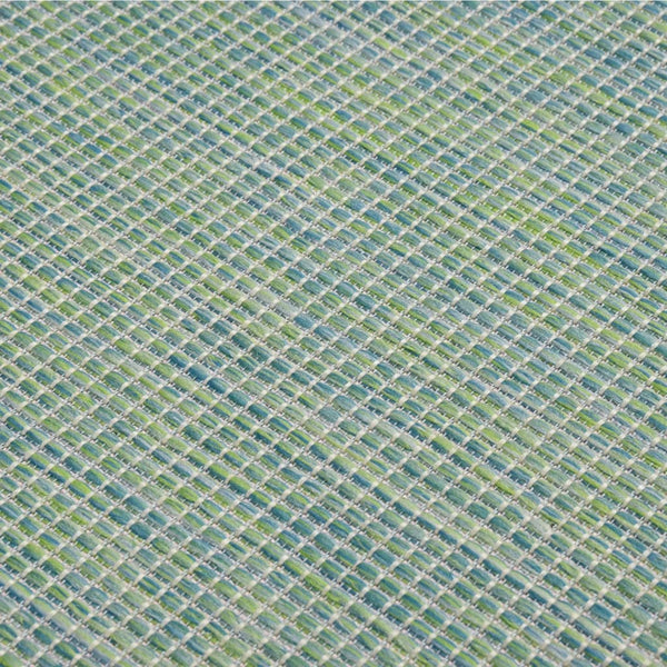 vidaXL Outdoor Flatweave Rug 120x170 cm Turquoise
