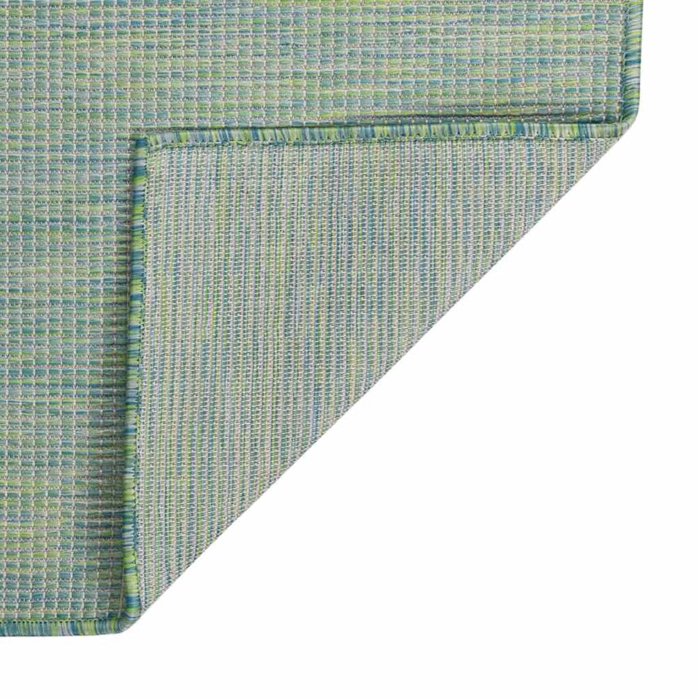 vidaXL Outdoor Flat-Woven Rug 160x230 cm Turquoise