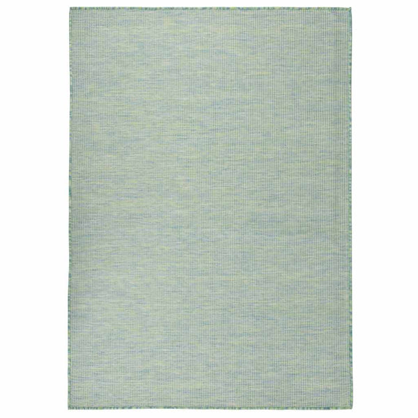 vidaXL Outdoor Flat-Woven Rug 200x280 cm Turquoise