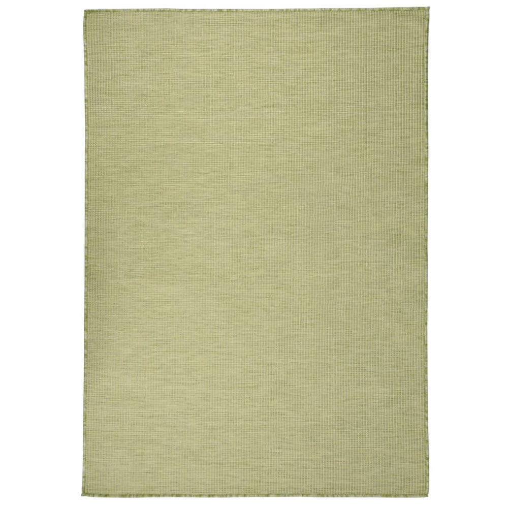 vidaXL Outdoor Flat-Woven Rug 200x280 cm Green