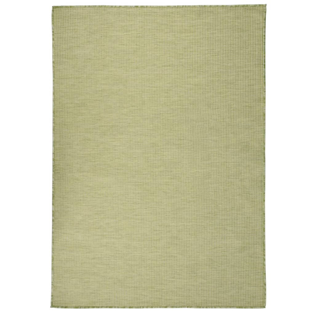vidaXL Outdoor Flat-Woven Rug 200x280 cm Green