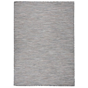 vidaXL Outdoor Rug Flat Woven 200x280 cm Brown and Blue