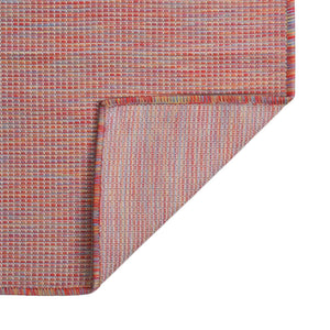 vidaXL Outdoor Rug Flat Woven 120x170 cm Red