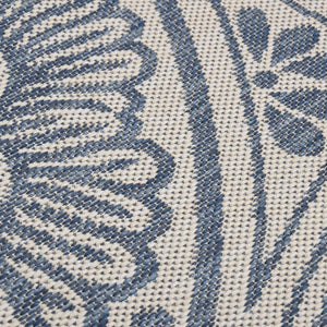 vidaXL Outdoor Rug Flat Woven 80x150 cm Blue Pattern