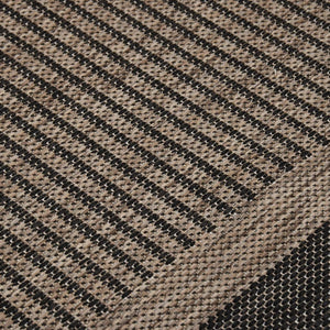 vidaXL Outdoor Rug Flat Woven 200x280 cm Dark Brown