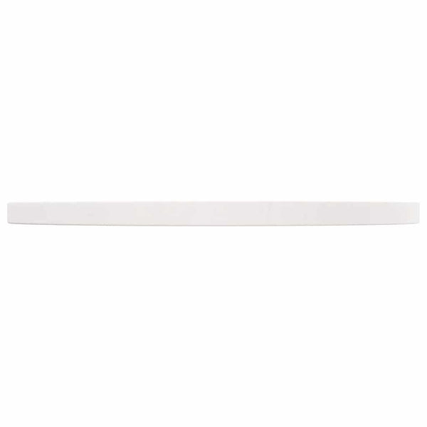 Weiße Tischplatte Ø50cm Kiefer Massivholz