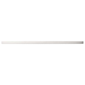 Weiße Tischplatte Ø80cm Kiefer Massivholz