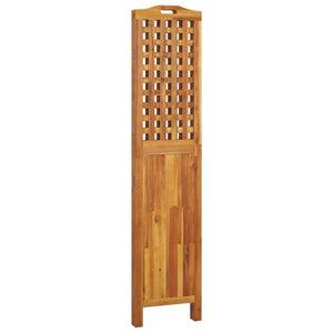 vidaXL 3-Panel Room Divider 121.5x2x180 cm Solid Acacia Wood