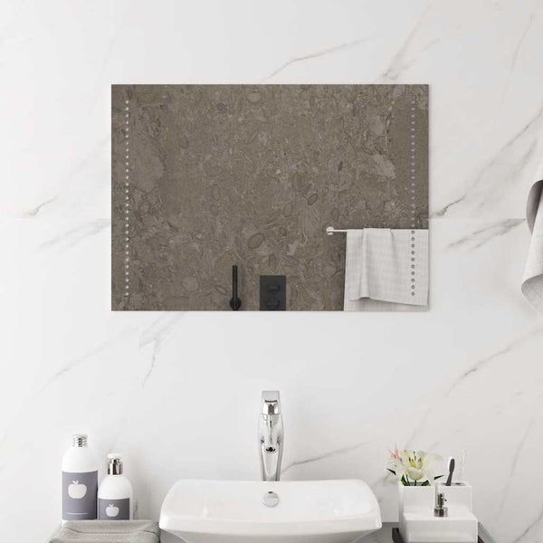 vidaXL LED Bathroom Mirror 70x50 cm