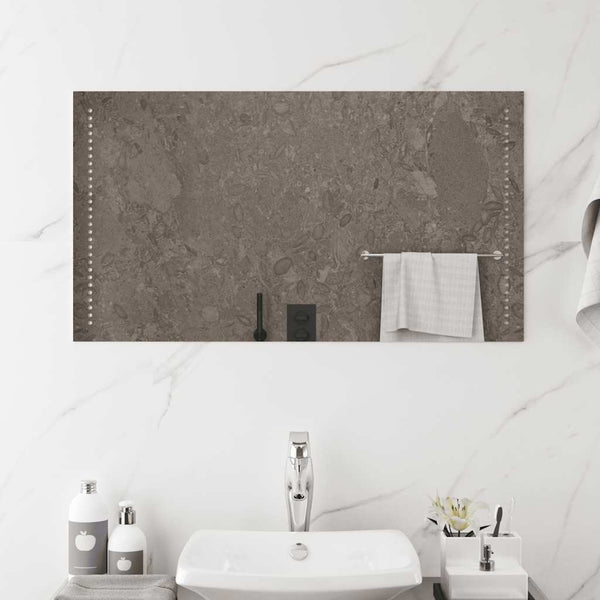 vidaXL LED Bathroom Mirror 90x50 cm