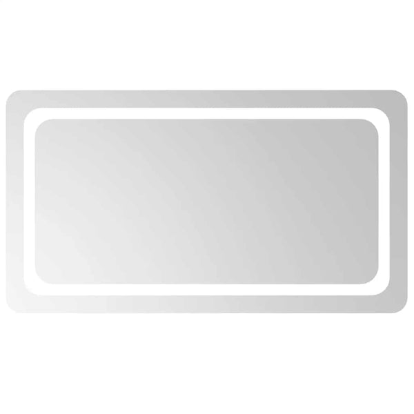 vidaXL LED Bathroom Mirror 90x50 cm