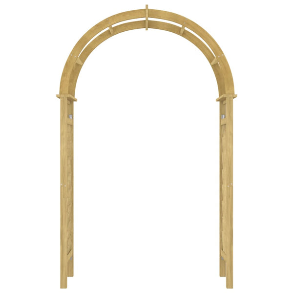 vidaXL Rose Arch with Trellis 141x97x243 cm Solid Pine Wood