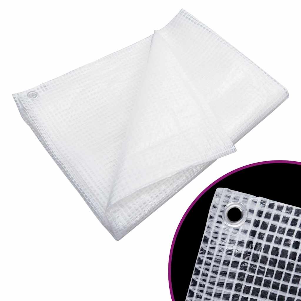 vidaXL Leno Tarp 140 g/m² 4x4 m White