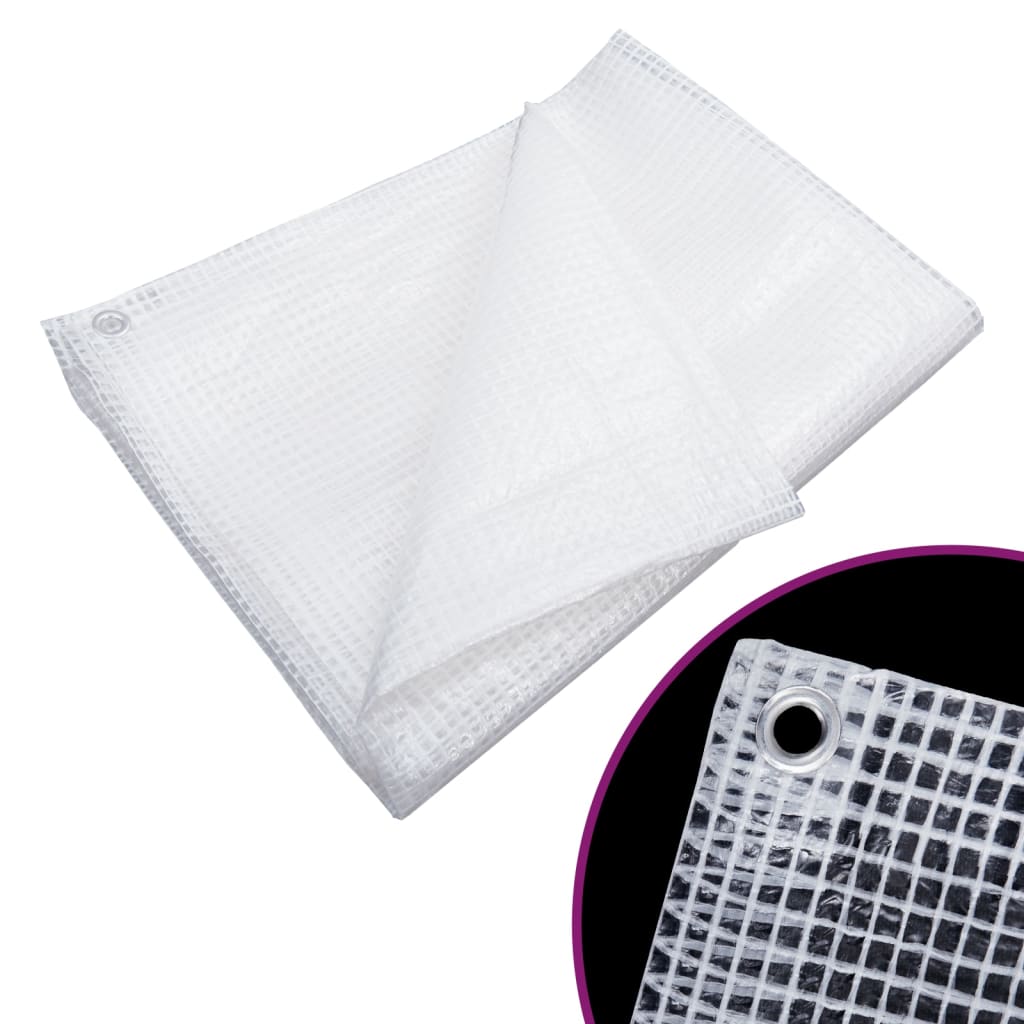 vidaXL Leno Tarp 140 g/m² 4x6 m White