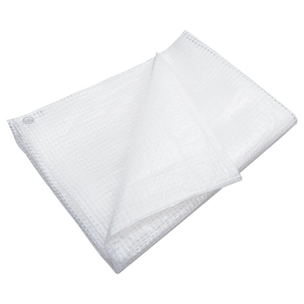 vidaXL Leno Tarpaulin 140 g/m² 6x6 m White