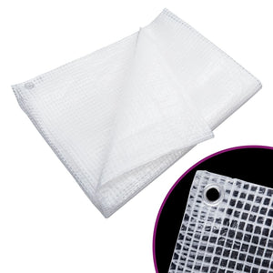 vidaXL Leno Tarp 140 g/m² 8x12 m White