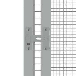 vidaXL Bird Cage Anthracite 111x107x211.5 cm Galvanized Steel