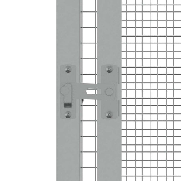 vidaXL Bird Cage Grey 213.5x217.5x211.5 cm Galvanized Steel