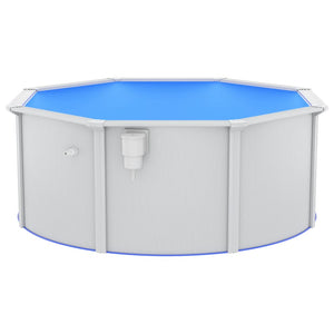 vidaXL Pool with Sand Filter Pump and Ladder 300x120 cm
