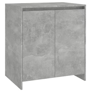 vidaXL 2-Piece Sideboard Concrete Grey Engineered Wood