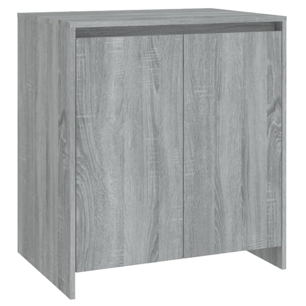 vidaXL 2-Piece Sideboard Grey Sonoma Chipboard