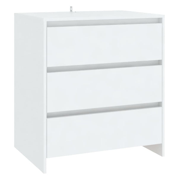 vidaXL 3-Piece Sideboard White Engineered Wood