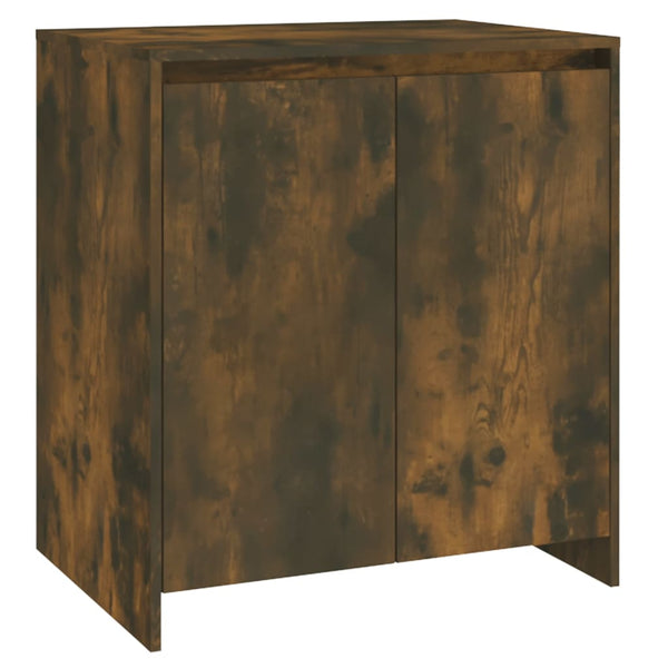 vidaXL 3-Piece Sideboard Smoked Oak Engineered Wood