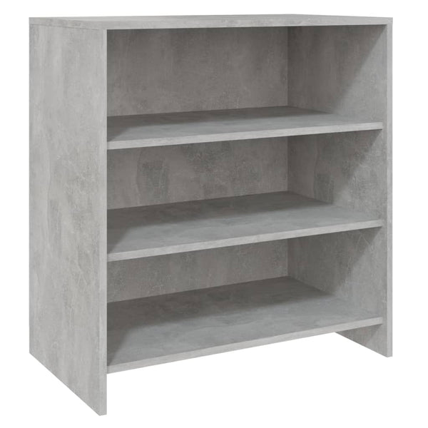 vidaXL 3-Piece Sideboard Concrete Grey Engineered Wood