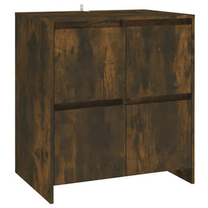 vidaXL 2-Piece Sideboard Smoked Oak Engineered Wood