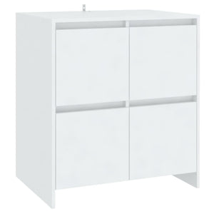 vidaXL Sideboards 2 pcs. White 70x41x75 cm Engineered Wood