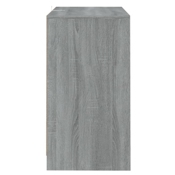 vidaXL Sideboards 2 pcs. Grey Sonoma 70x41x75 cm Engineered Wood