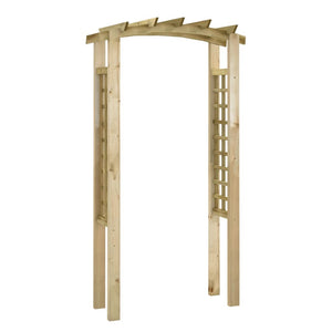 vidaXL Rose Arch 110x60x210 cm Solid Pine Wood Impregnated