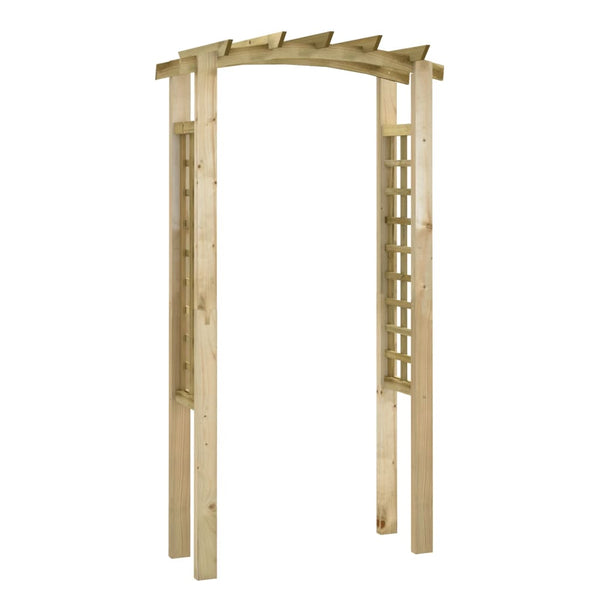 vidaXL Rose Arch 110x60x210 cm Solid Pine Wood Impregnated