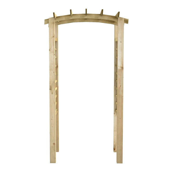 vidaXL Rose Arch 110x60x210 cm Solid Pine Wood Impregnated