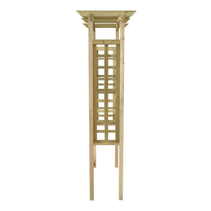 vidaXL Rose Arch 110x60x210 cm Solid Pine Wood Impregnated