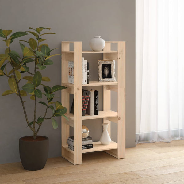 vidaXL Bookcase/Room Divider 60x35x125 cm Solid Wood