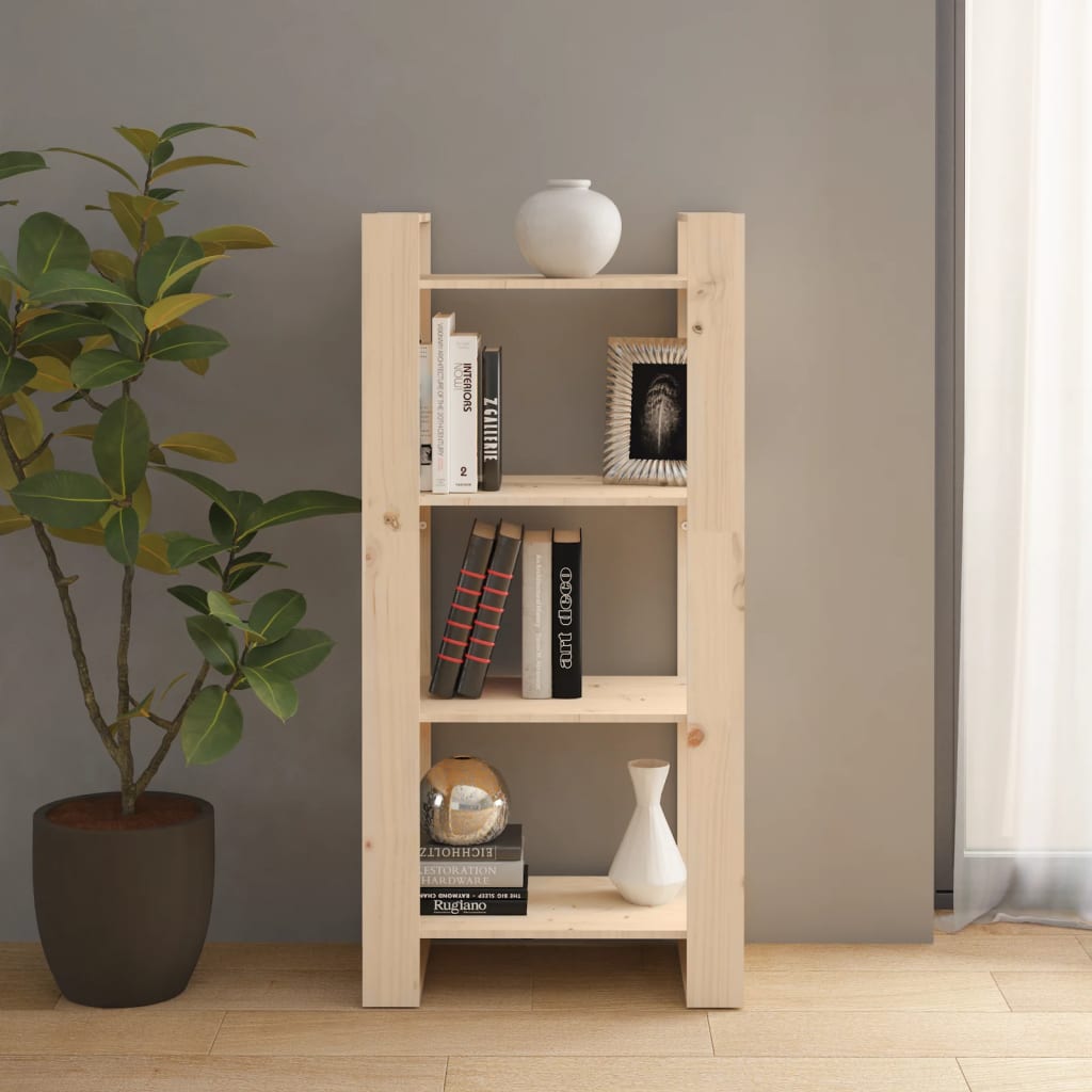 vidaXL Bookcase/Room Divider 60x35x125 cm Solid Wood